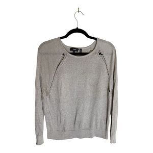 Theory Sag Harbor Knit Linen Sweater Pullover Size Small